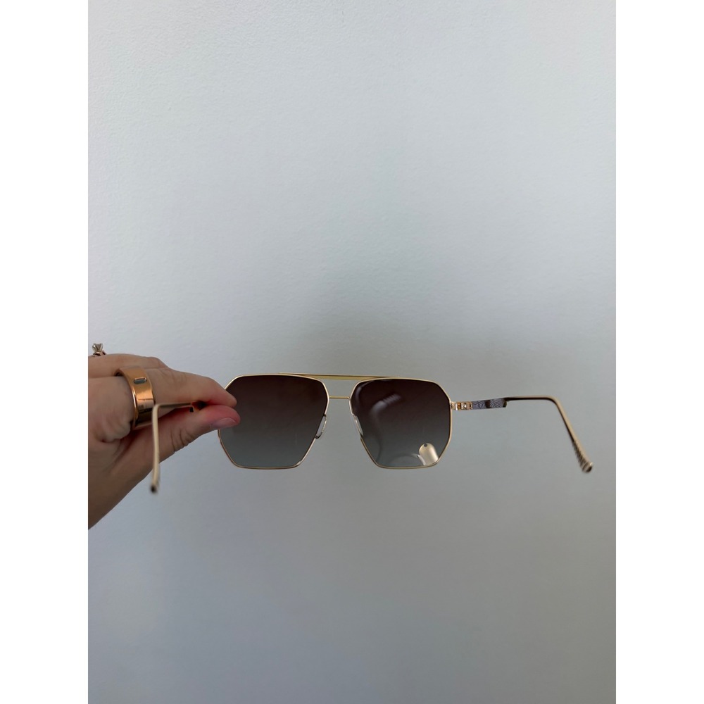 SODQW Oversized Polarized Aviator Sunglasses – Gold – UV400 – NWT - Picture 4 of 6